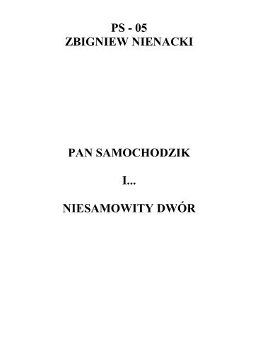 05 - Pan Samochodzik i Niesamowity Dwór - Zbigniew Nienacki