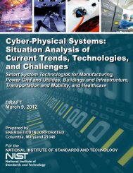 Cyber Physical Systems â Situation Analysis - Energetics Meetings ...