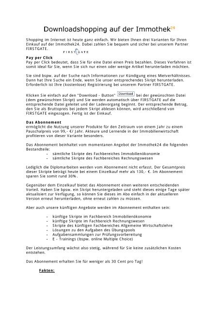 Dieses Informationen Als Pdf Immothek24