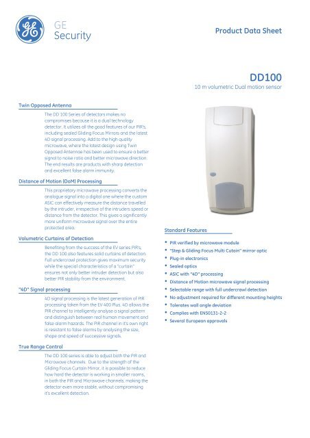 DD100 - DATASHEET - HQ - Visiotec