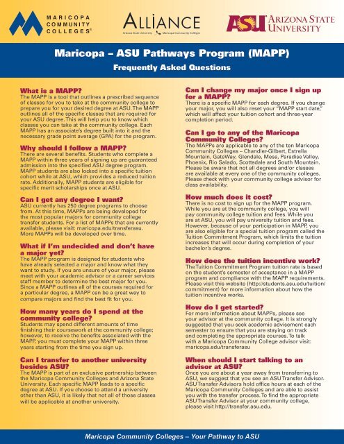 MAPP - Maricopa Community Colleges