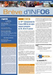 BREVE D'INF06 - SDIS 06