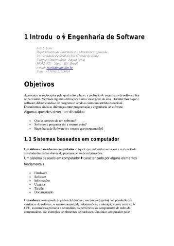 Engenharia de Software (pdf file)