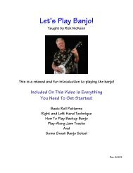 Let's Play Banjo! - PDF Booklet - Rick Mckeon