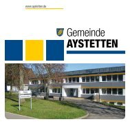 Gemeinde AYSTETTEN - ASG Agentur Schäffler & Gerstlacher GbR
