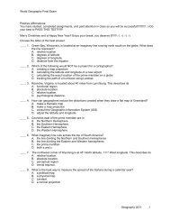 Geography Final Exam 2011.pdf - CommunityNet: DeKalb County ...