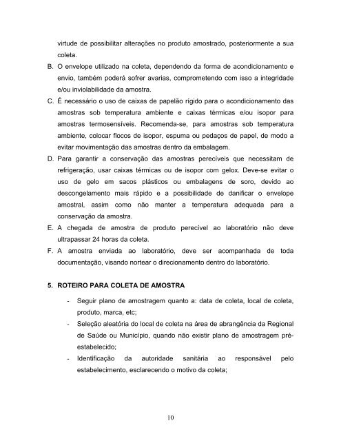 Manual de Coleta de Amostra de Ovos - Secretaria da SaÃºde