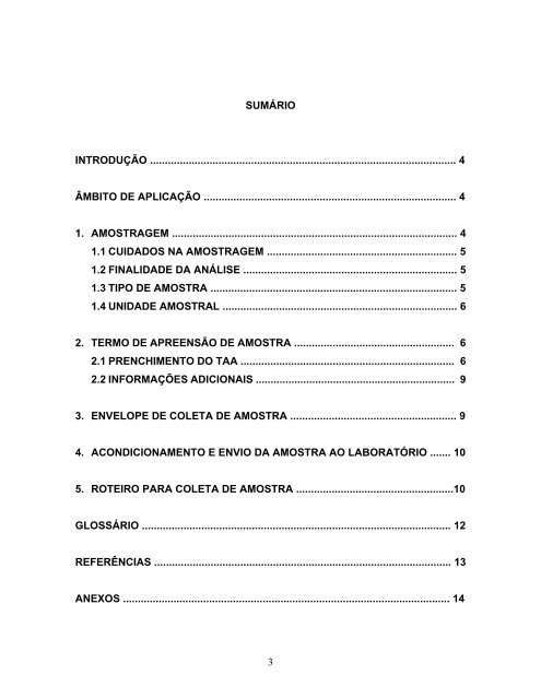 Manual de Coleta de Amostra de Ovos - Secretaria da SaÃºde