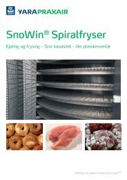 SnoWinÂ® Spiralfryser - Yara Praxair