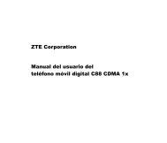 ZTE Corporation Manual del usuario del telÃ©fono mÃ³vil ... - MetroPCS