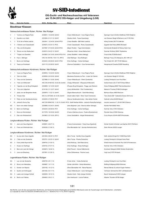 SV-SID-Infodienst