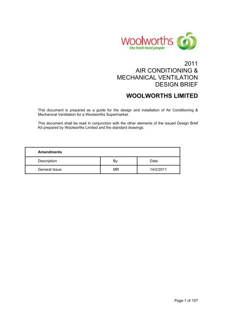 woolworths limited - Lipman Tender Portal