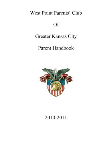 West Point Parents' Club Of Greater Kansas City Parent Handbook ...