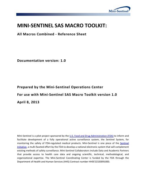 Macros Documentation - Mini-Sentinel