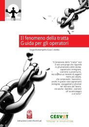 Il fenomeno della tratta Guida per gli operatori - Africa Insieme di Pisa