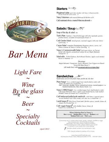 Nancy S Airfield Cafe Breakfast Menu Nancy S Airfield Cafe Breakfast Menu