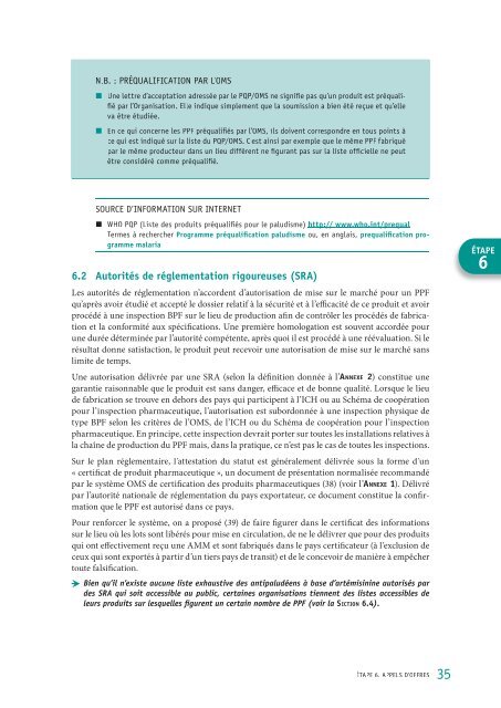 Bonnes pratiques d'achat pour les antipaludÃ©ens Ã  ... - libdoc.who.int