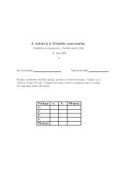 3. kolokvij z reštvami Celje