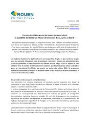 L'International Pre-Master de Rouen Business School : la possibilitÃ© ...