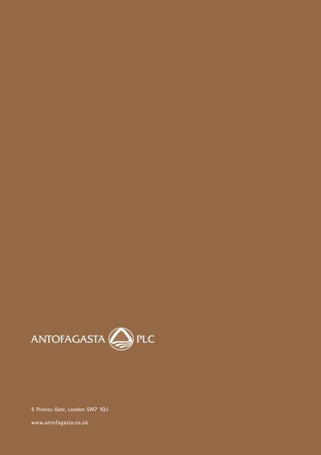 Annual Report 2003 - Antofagasta plc