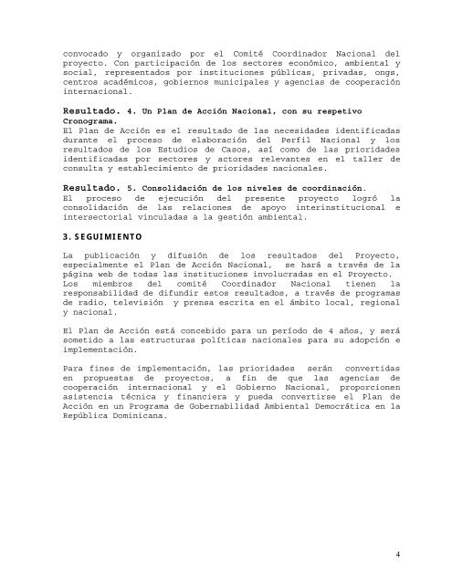 INFORME FINAL - Ministerio de Medio Ambiente