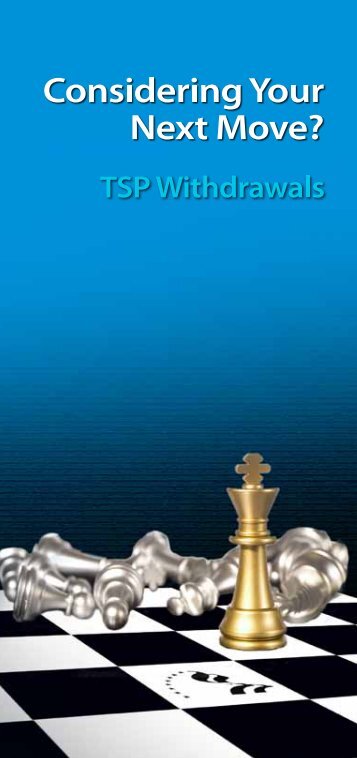 Considering Your Next Move? TSP Withdrawals