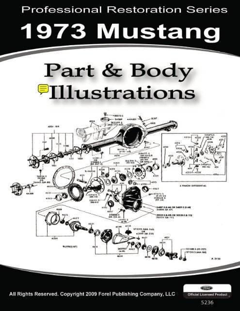 DEMO- 1973 Mustang Part & Body Illustrations - ForelPublishing.com