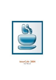 Intercafe 2004 User Manual - Internet Cafe Software / Cyber Cafe ...