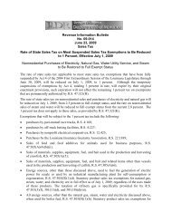 09-014 - Louisiana Department of Revenue