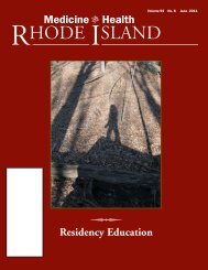 Complete issue - Rhode Island Medical Society
