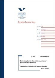 Estimating the Stochastic Discount Factor without a ... - Economics