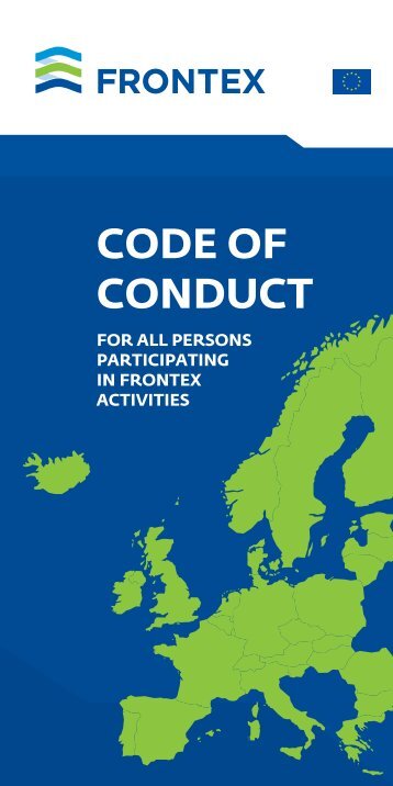 Code of Conduct 100x200 covers.ai - Frontex - Europa