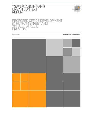 town planning and urban context report proposed ... - City of Darebin