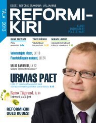 Reformikiri talv 2013(pdf, 7.1 MiB) - Reformierakond