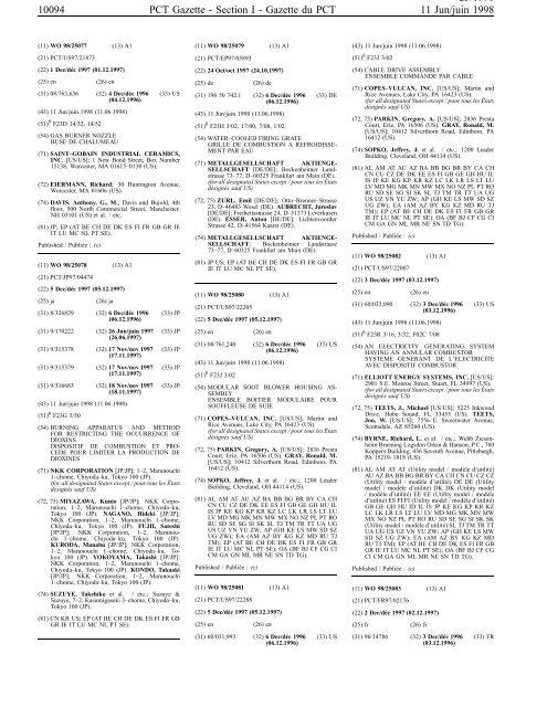 section 1 - World Intellectual Property Organization