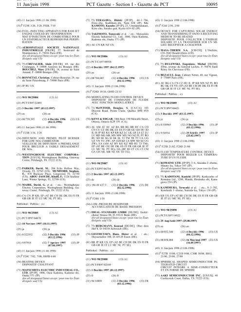 section 1 - World Intellectual Property Organization