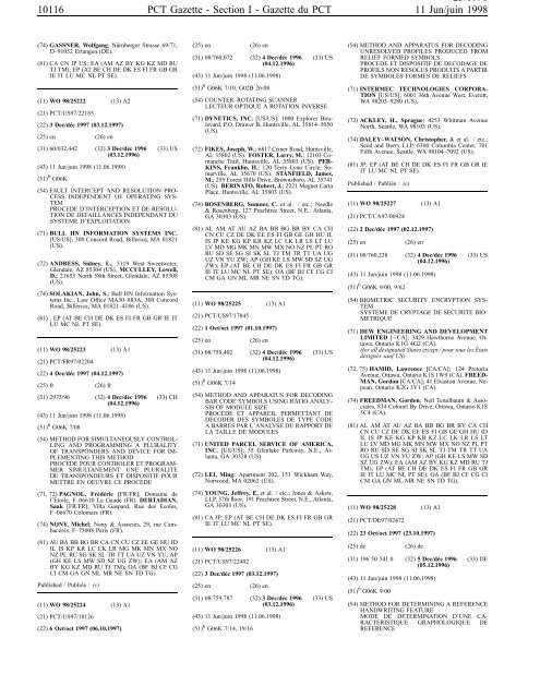 section 1 - World Intellectual Property Organization