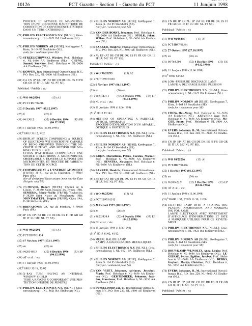 section 1 - World Intellectual Property Organization