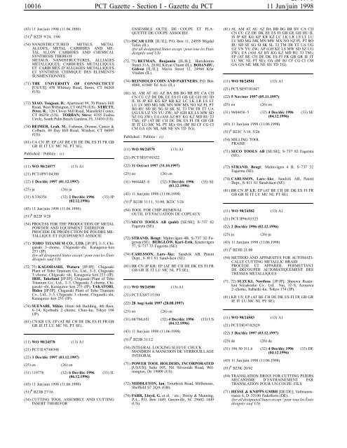 section 1 - World Intellectual Property Organization