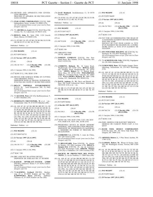 section 1 - World Intellectual Property Organization