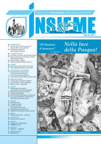 4. Insieme - Aprile 2011 - Diocesi di Andria