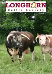 Newsletter No. 71 - Longhorn Cattle Society