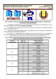 LEI 11.091/05 â Plano de Carreira dos Cargos TÃ©cnico ...