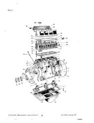 SPARE PARTS LIST 1957 Isabella Engine