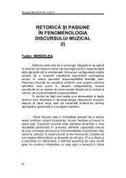 RetoricÄ Èi pasiune Ã®n fenomenologia discursului muzical - UCMR