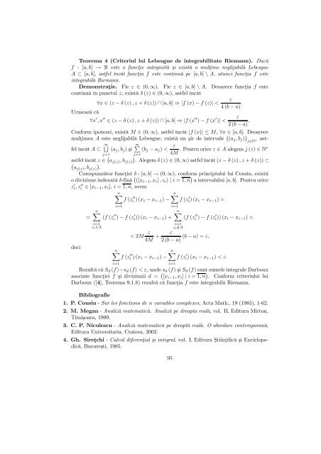 Principiul lui Cousin â principiu fundamental al analizei matematice