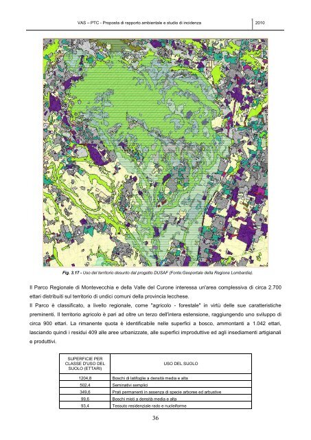 rapporto ambientale VAS PTC - Parco di Montevecchia e della Valle ...