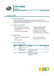 Z0103MN 4Q Triac - NXP Semiconductors