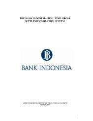 the bank indonesia real time gross settlement (bi-rtgs) system