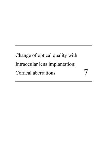 Chapter7_Corneal aberration cataract surgery - Visual Optics and ...